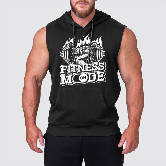 Ultimate Gym Sleeveless Hoodie for Men: Stay Cool and Comfy During Intense Workouts- AA00806