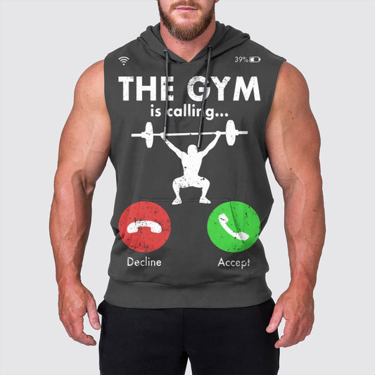 Ultimate Gym Sleeveless Hoodie for Men: Stay Cool and Comfy During Intense Workouts- AA00821