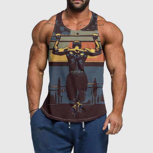 Ultimate Gym Tank Top for Men: Stay Cool and Comfy During Intense Workouts- AA00827