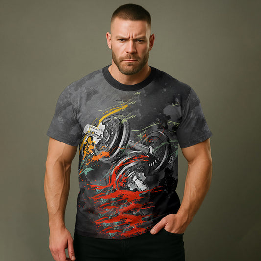 Ultimate Gym T-shirt for Men: Stay Cool and Comfy During Intense Workouts- AA00914