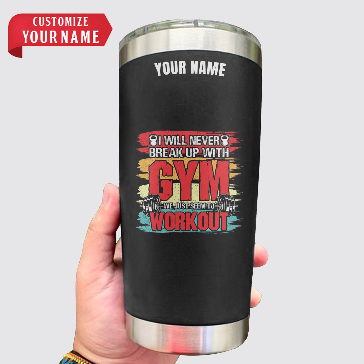 Personalized GymPro Tumblers: Hydration On-the-Go!- AA01317