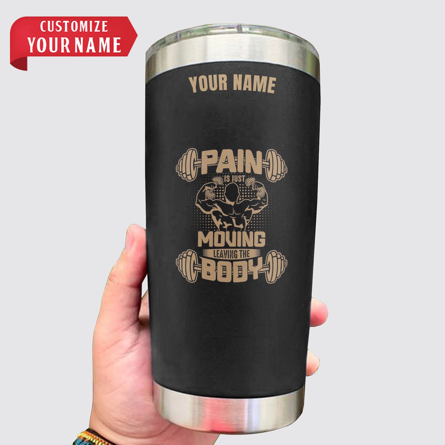 Personalized GymPro Tumblers: Hydration On-the-Go!- AA01320