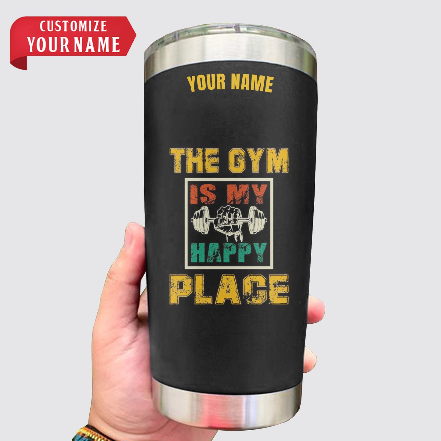 Personalized GymPro Tumblers: Hydration On-the-Go!- AA01344