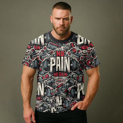 Ultimate Gym T-shirt for Men: Stay Cool and Comfy During Intense Workouts- AA01535