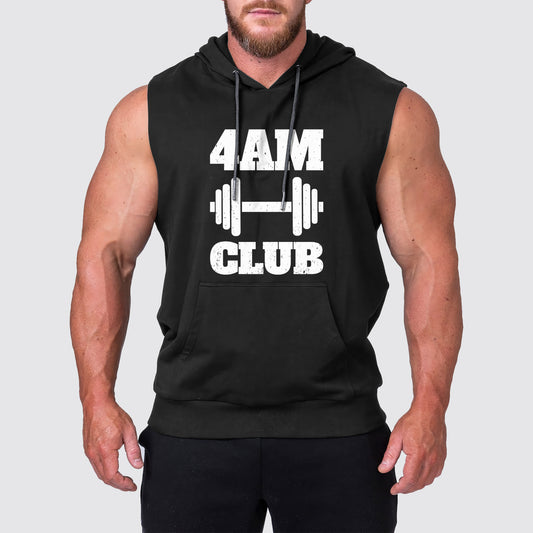 Ultimate Gym Sleeveless Hoodie for Men: Stay Cool and Comfy During Intense Workouts- AA01682