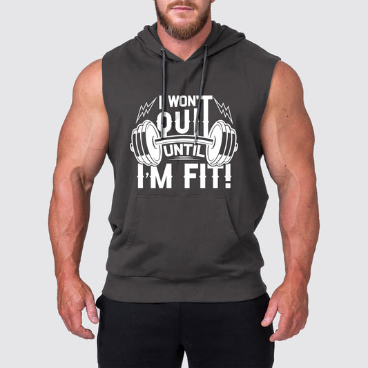 Ultimate Gym Sleeveless Hoodie for Men: Stay Cool and Comfy During Intense Workouts- AA01727