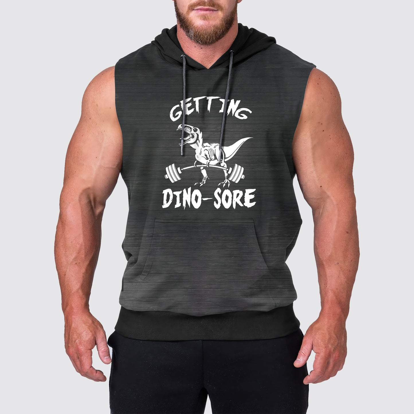 Ultimate Gym Sleeveless Hoodie for Men: Stay Cool and Comfy During Intense Workouts- AA01741