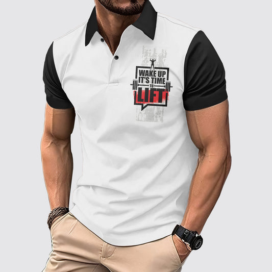 FlexFit Gym Polo Shirt: Performance & Style in Motion- AA01786