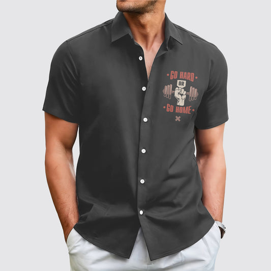 GymPro Short Sleeve Button Shirt- AA01805