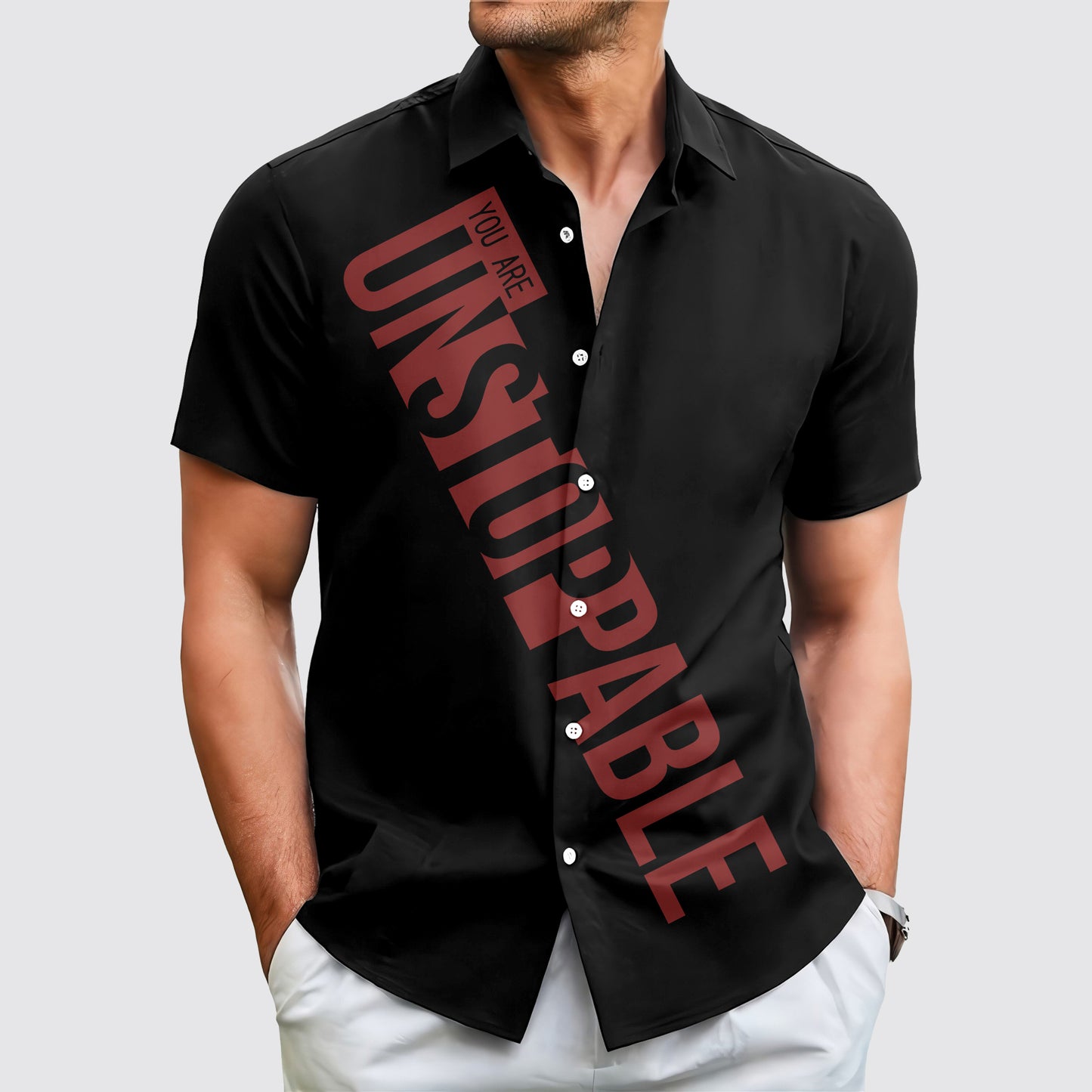 GymPro Short Sleeve Button Shirt- AA01818