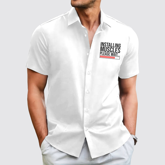 GymPro Short Sleeve Button Shirt- AA01832