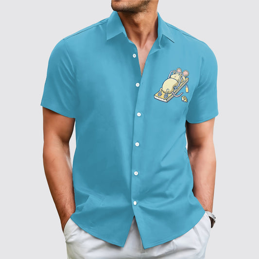 GymPro Short Sleeve Button Shirt- AA01836