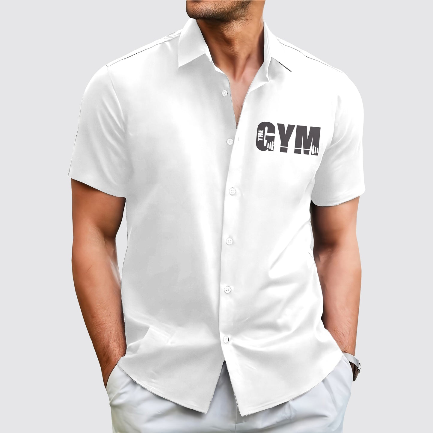 GymPro Short Sleeve Button Shirt- AA01849