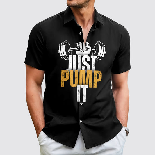 GymPro Short Sleeve Button Shirt- AA01860