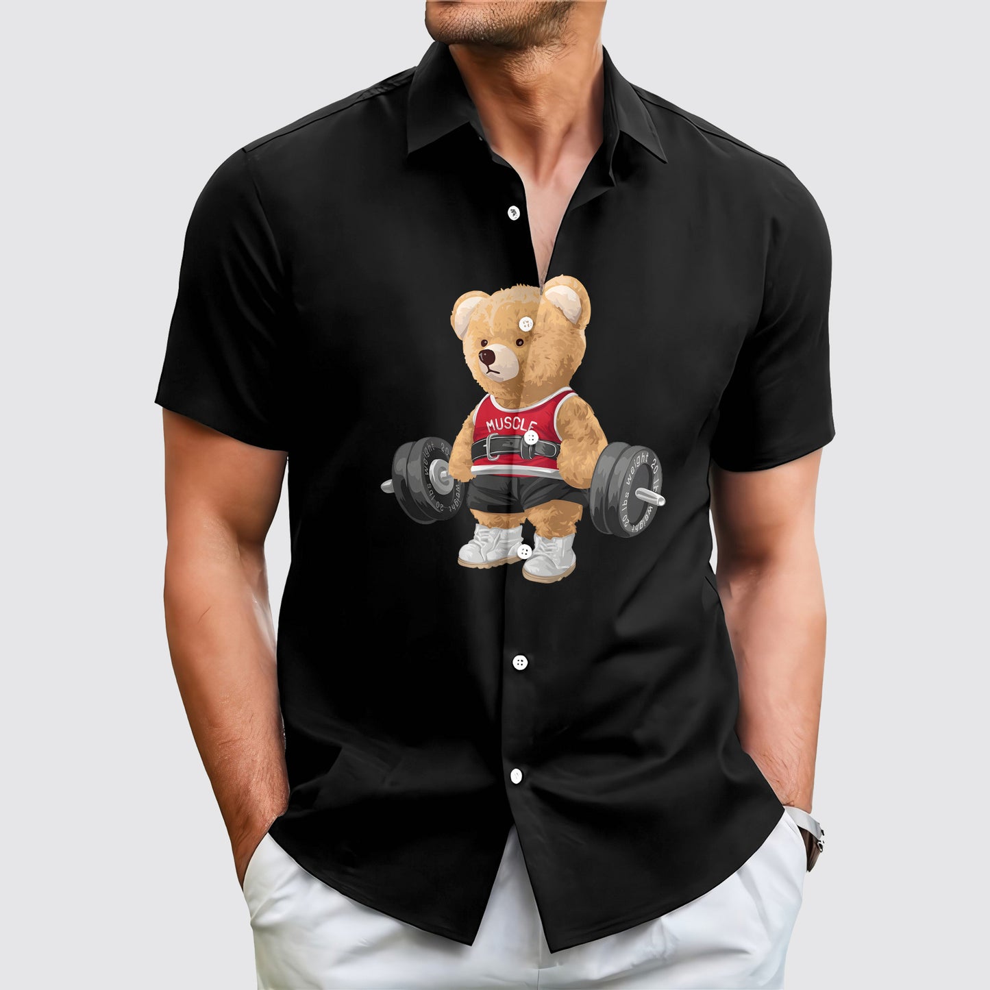 GymPro Short Sleeve Button Shirt- AA01895