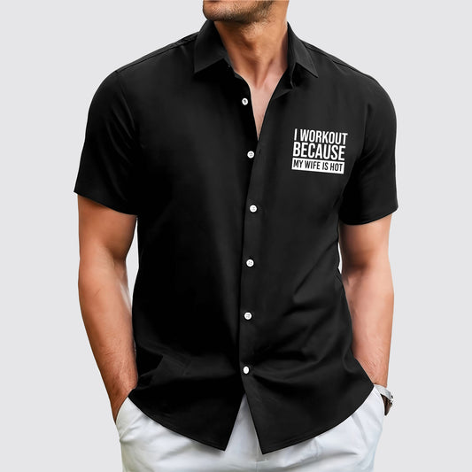 GymPro Short Sleeve Button Shirt- AA01900