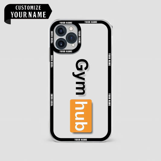 Personalized Transparent Phone Case For Gym Enthusiasts- AA02151