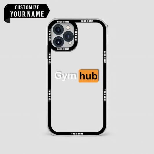 Personalized Transparent Phone Case For Gym Enthusiasts- AA02153