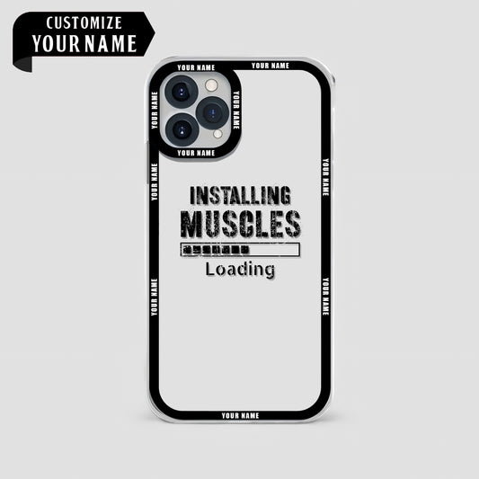 Personalized Transparent Phone Case For Gym Enthusiasts- AA02154