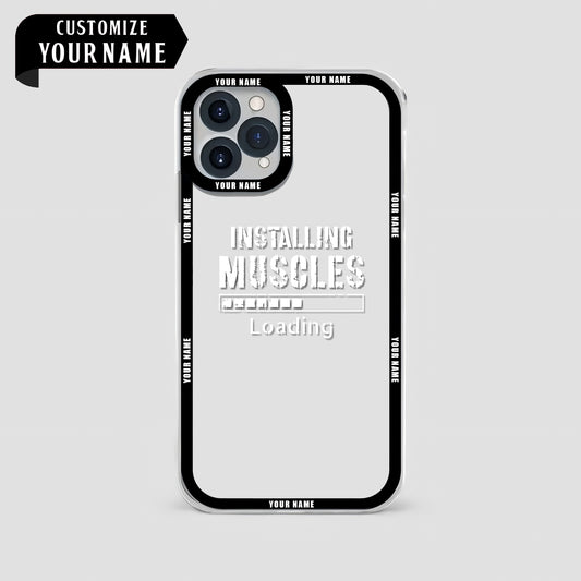 Personalized Transparent Phone Case For Gym Enthusiasts- AA02155