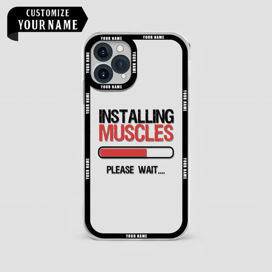 Personalized Transparent Phone Case For Gym Enthusiasts- AA02168