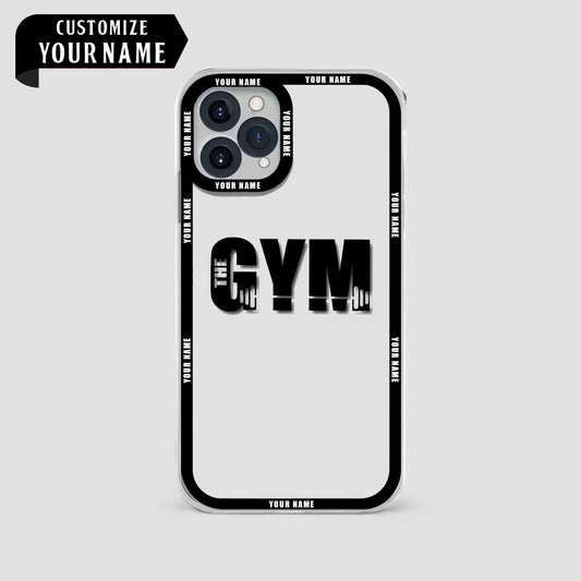 Personalized Transparent Phone Case For Gym Enthusiasts- AA02192