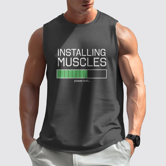 Gym-Ready Round Neck Tank Top- AA02476