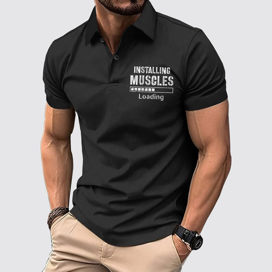 FlexFit Gym Polo Shirt: Performance & Style in Motion- AA02589