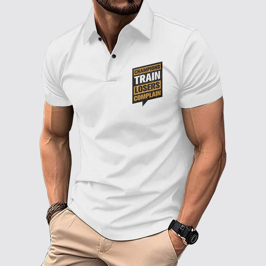 FlexFit Gym Polo Shirt: Performance & Style in Motion- AA02591