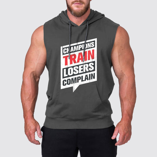 Ultimate Gym Sleeveless Hoodie for Men: Stay Cool and Comfy During Intense Workouts- AA02670