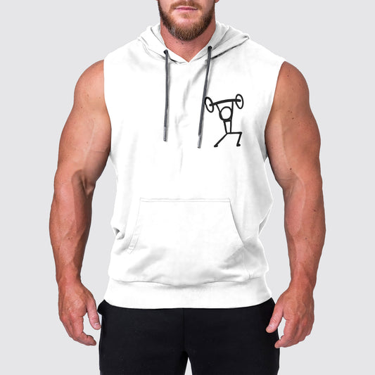 Ultimate Gym Sleeveless Hoodie for Men: Stay Cool and Comfy During Intense Workouts- AA03156