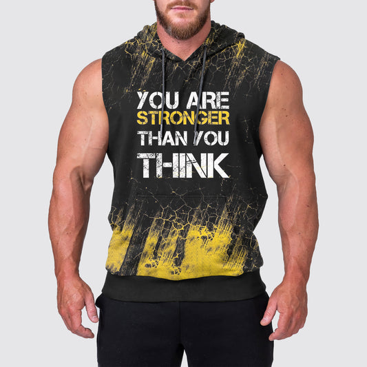 Ultimate Gym Sleeveless Hoodie for Men: Stay Cool and Comfy During Intense Workouts- AA03188