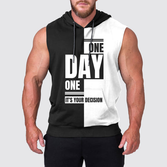 Ultimate Gym Sleeveless Hoodie for Men: Stay Cool and Comfy During Intense Workouts- AA03193