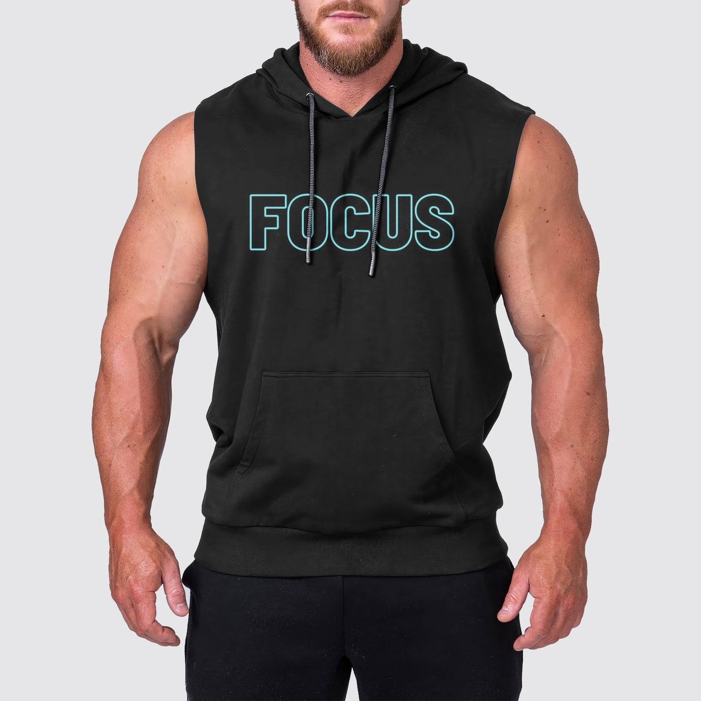 Ultimate Gym Sleeveless Hoodie for Men: Stay Cool and Comfy During Intense Workouts- AA03199