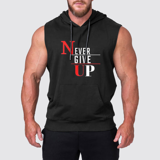 Ultimate Gym Sleeveless Hoodie for Men: Stay Cool and Comfy During Intense Workouts- AA03207