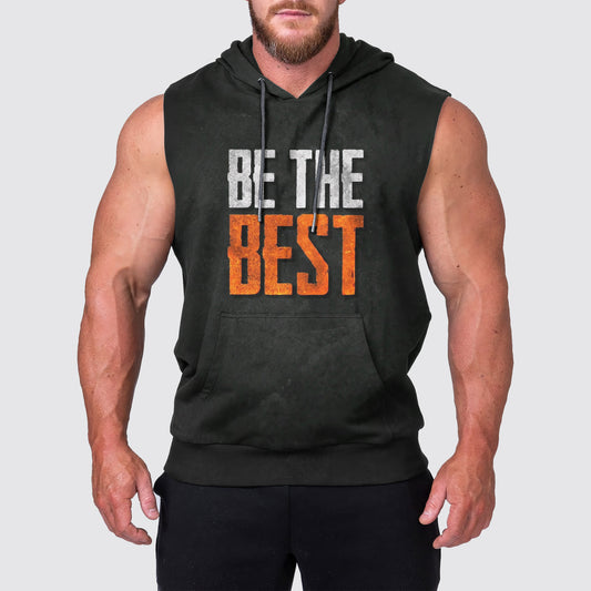 Ultimate Gym Sleeveless Hoodie for Men: Stay Cool and Comfy During Intense Workouts- AA03217