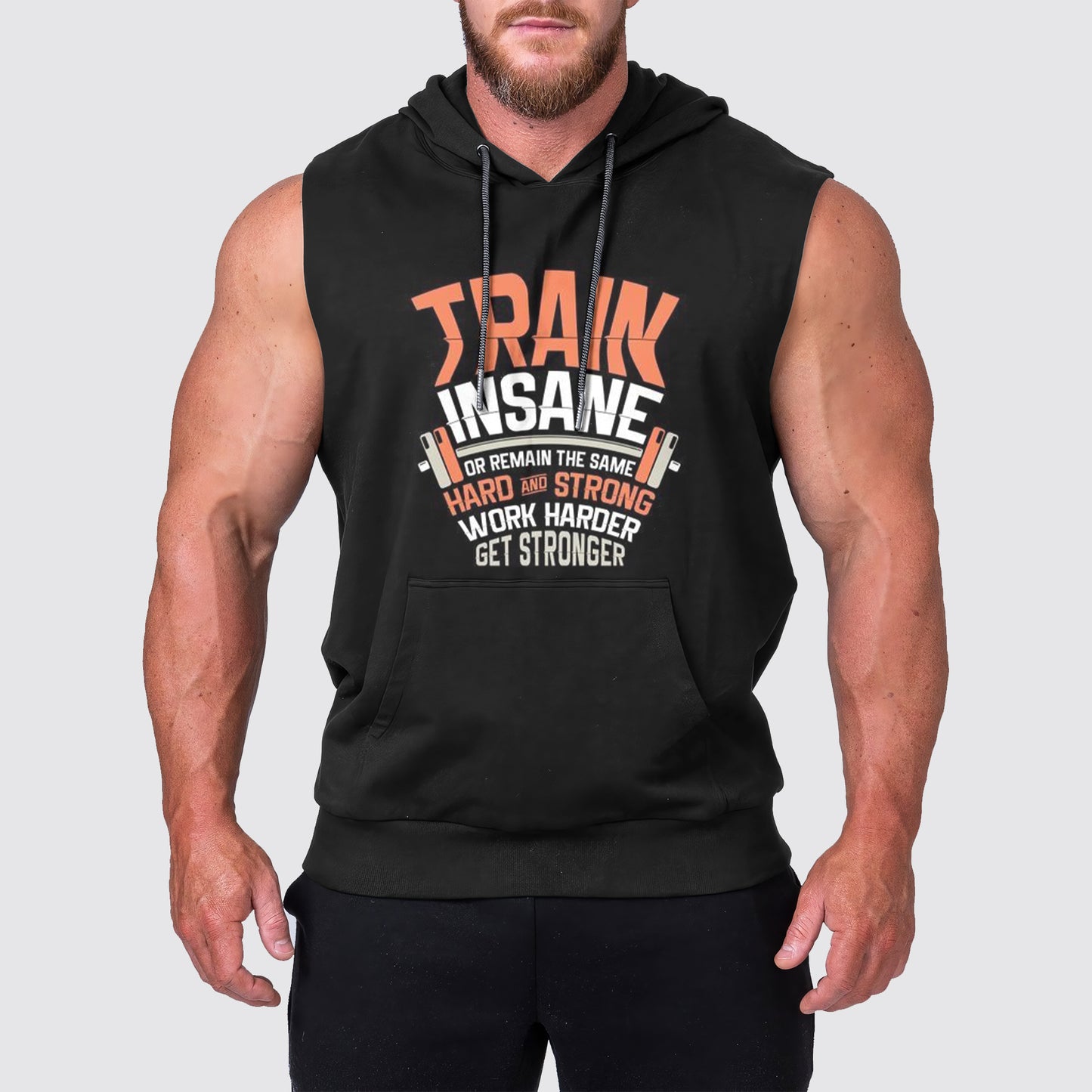 Ultimate Gym Sleeveless Hoodie for Men: Stay Cool and Comfy During Intense Workouts- AA03224