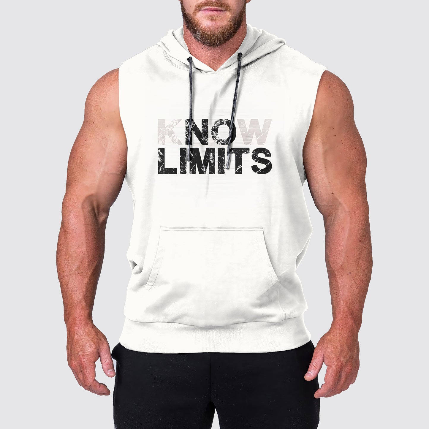 Ultimate Gym Sleeveless Hoodie for Men: Stay Cool and Comfy During Intense Workouts- AA03225