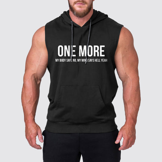 Ultimate Gym Sleeveless Hoodie for Men: Stay Cool and Comfy During Intense Workouts- AA03239