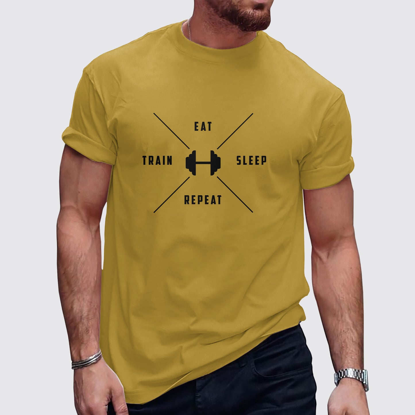 Ultimate Gym T-shirt for Men: Stay Cool and Comfy During Intense Workouts- AA03270