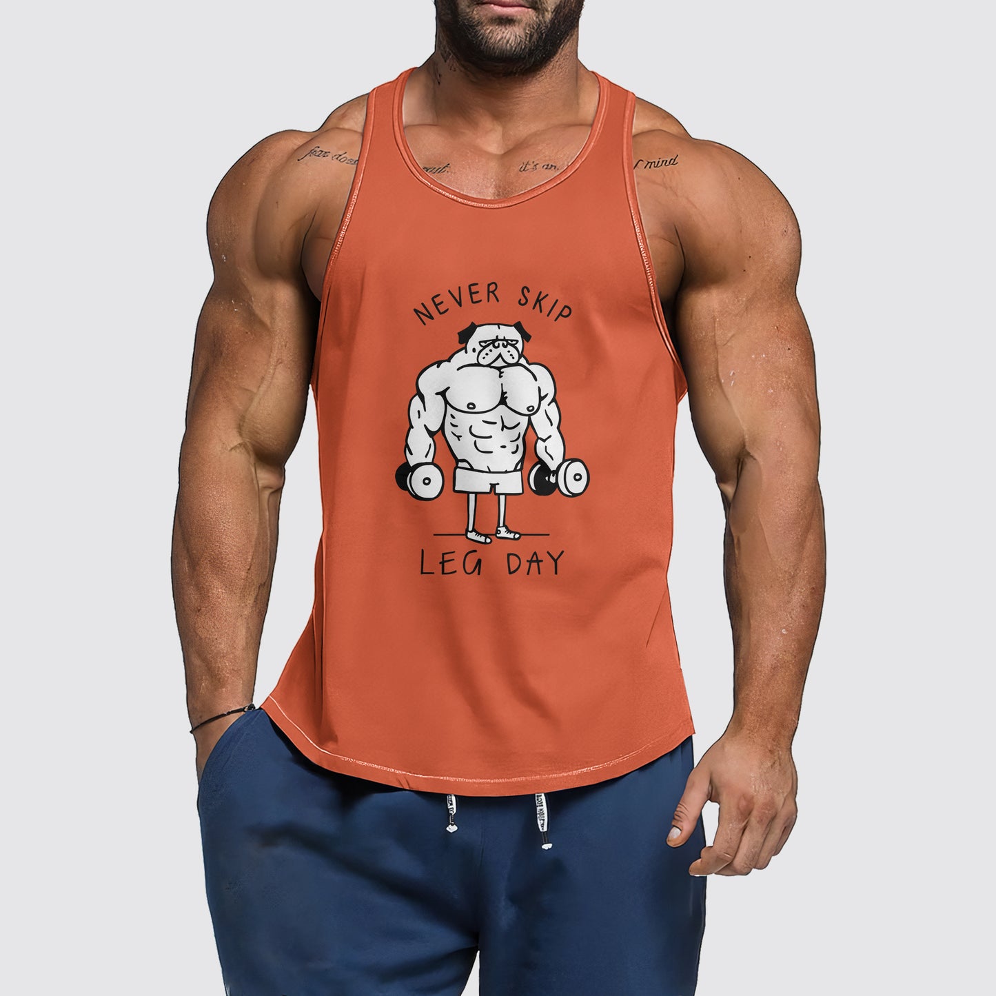 Ultimate Gym Tank Top for Men: Stay Cool and Comfy During Intense Workouts- AA03274