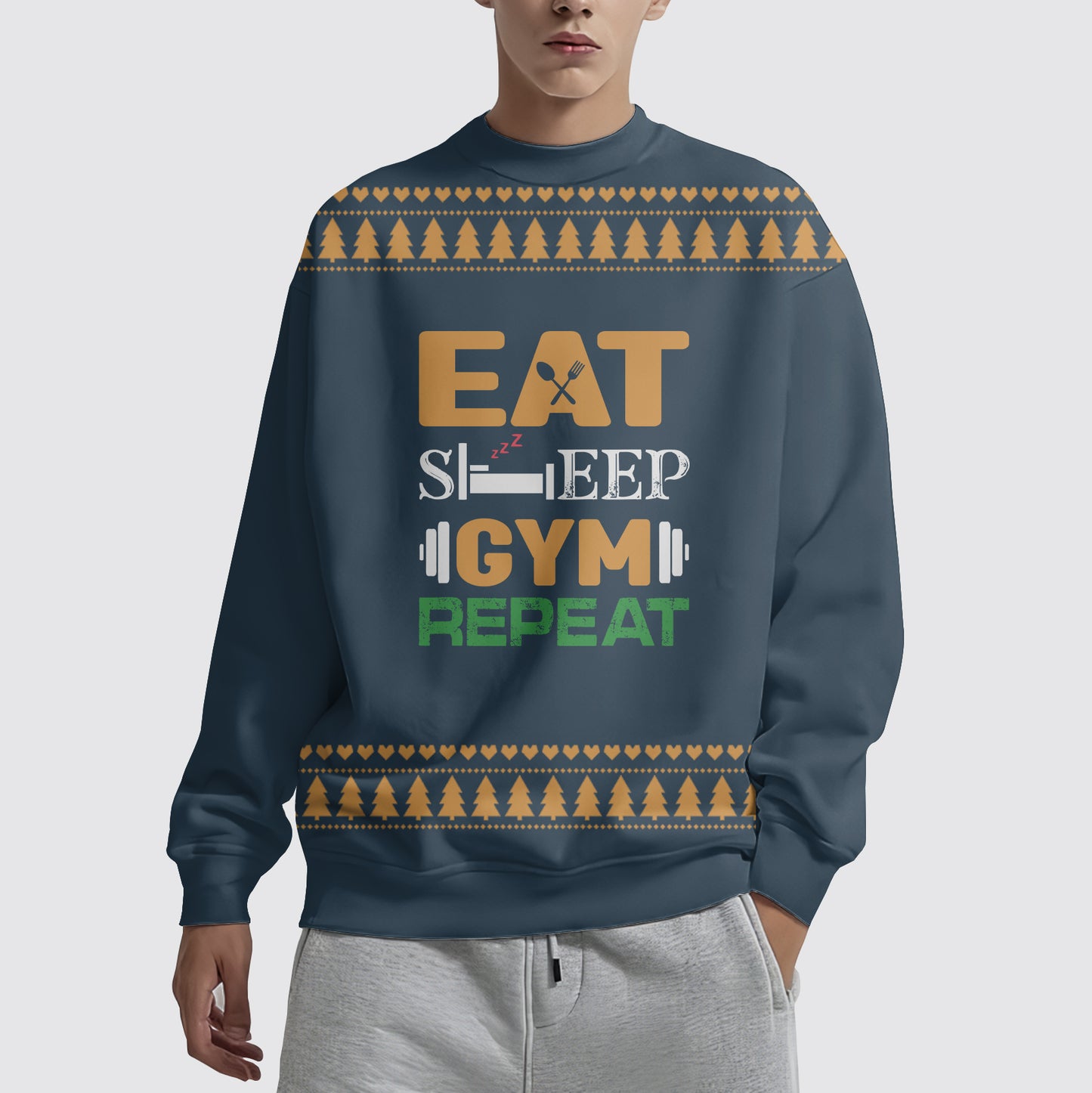 FitFlex Ugly Sweaters: Warm Gear, Strong Moves!- AA03615