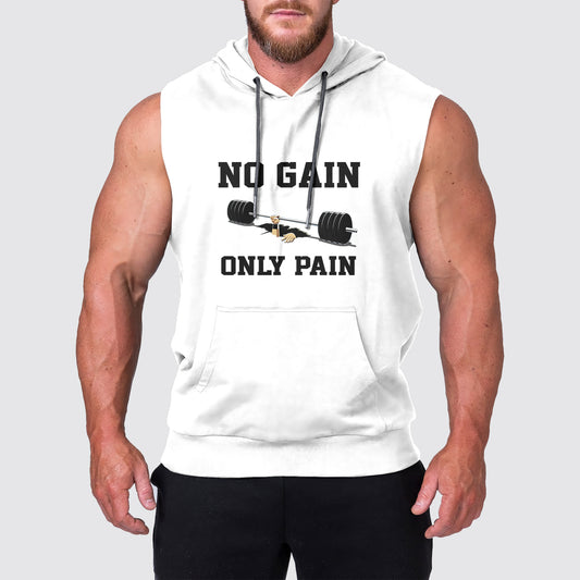 Ultimate Gym Sleeveless Hoodie for Men: Stay Cool and Comfy During Intense Workouts- AA04231