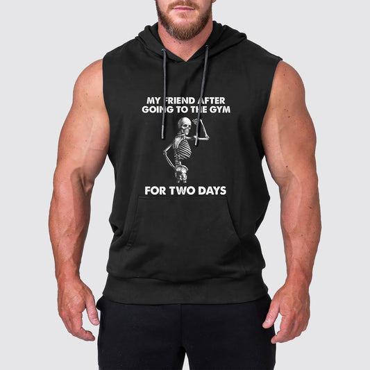 Ultimate Gym Sleeveless Hoodie for Men: Stay Cool and Comfy During Intense Workouts- AA04250