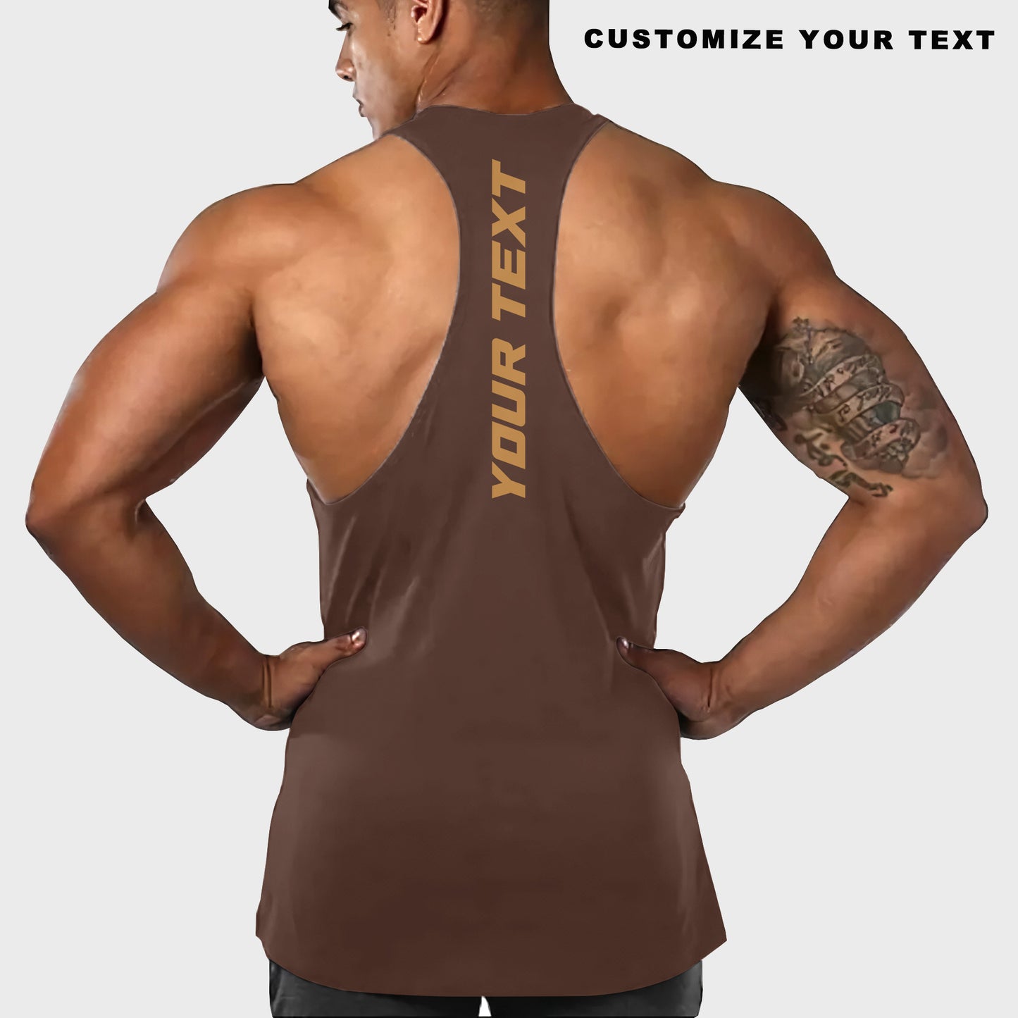 Customizable Bodybuilding Racerback Tank Top- AA04401