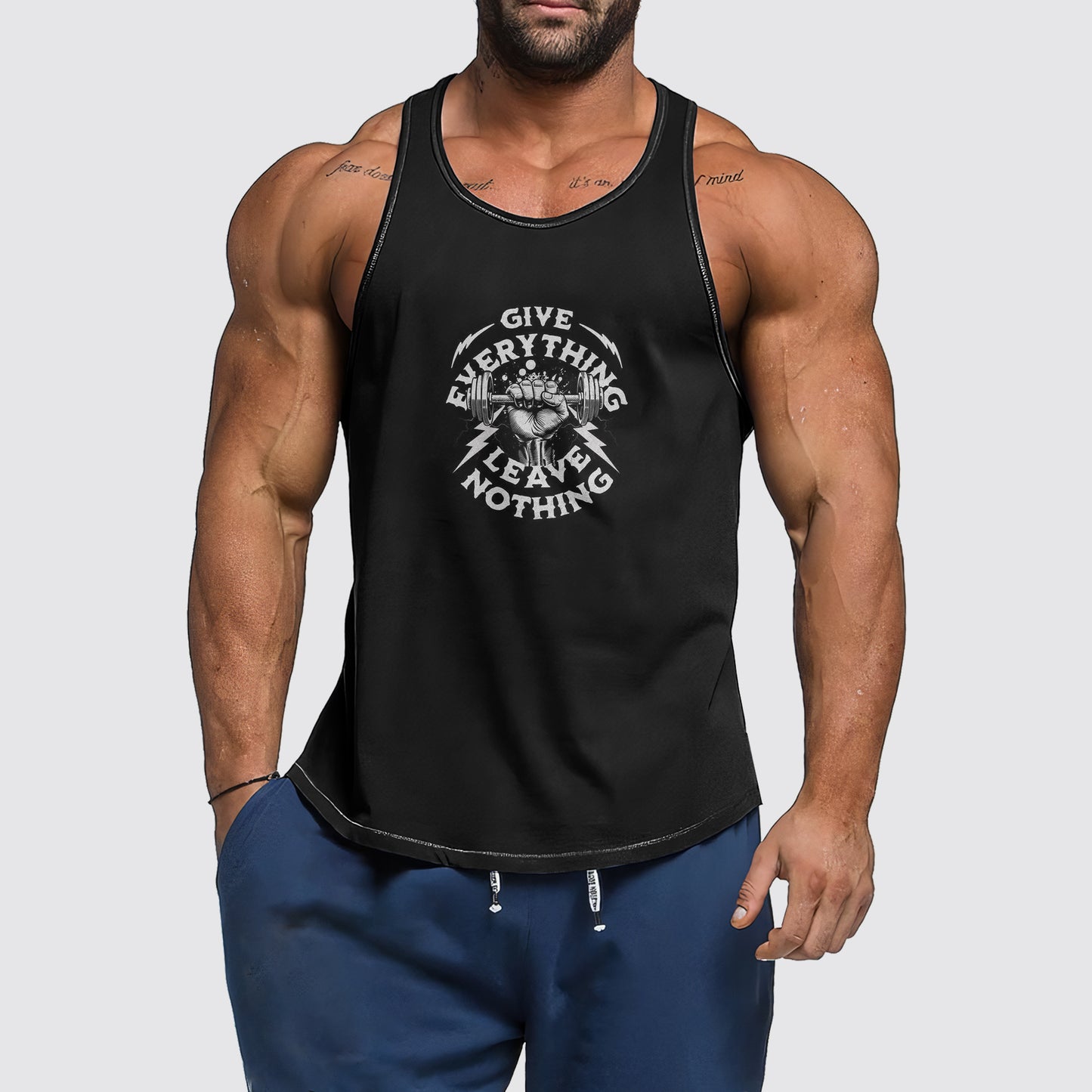 Ultimate Gym Tank Top for Men: Stay Cool and Comfy During Intense Workouts- AA04775