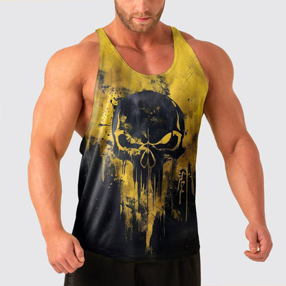 Skull Power Training Tank Top for Men- AA04788