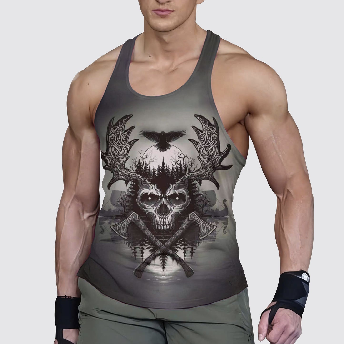 Viking Strength Gym Tank Top For Men- AA04886