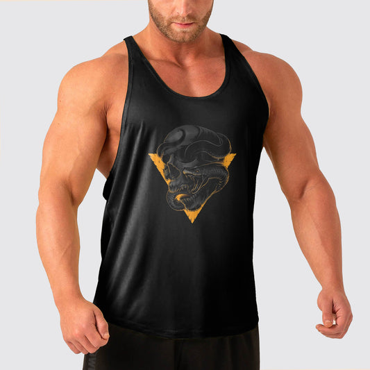 Skull Power Training Tank Top for Men- AA04953