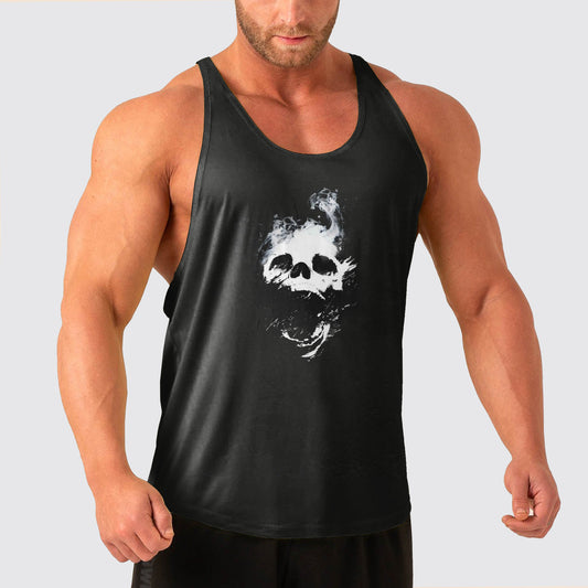 Skull Power Training Tank Top for Men- AA04961